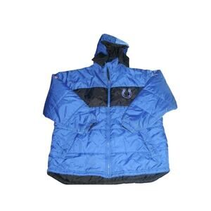 Vintage Reebok Indianapolis Colts Reversible Puffer Coat size 2XL